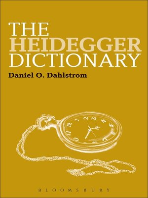 cover image of The Heidegger Dictionary